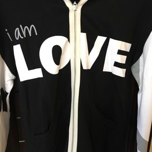 Peace Love World Hooded sweatshirt